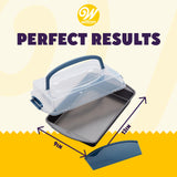 Wilton Perfect Results Non-Stick Oblong Cake Pan Set - Bake, Transport and Serve a Delicious Cakes, Brownies, Casseroles, 3-Piece, 13 x 9-Inch Wilton