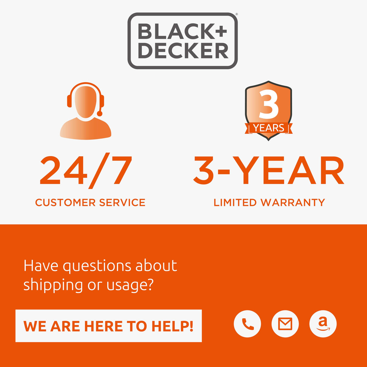 BLACK+DECKER 75 Ft. Retractable Extension Cord Reel With 4 Outlets, Multi-Plug Extension, Easy Handle Rewind & Heavy-Duty 14AWG SJTW Cable Black + Decker