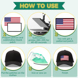 240 Pcs Sublimation Patches Iron on Blank Patches Decorative Blank Patches for Embroidery Hat Backpack Clothes Uniforms DIY Crafts Giegxin