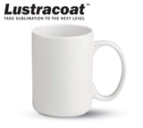 Lustracoat 15 oz. ’’El Grande’’ Stoneware Sublimation Mug, 1 Case of 24 Mugs Lustracoat