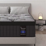 VISCOUNTESS Queen Mattress, 14 Inch Mattresses Euro Top Mattress Medium Firm for Back & Lumbar Support, Individual Pocket Spring Bed for Motion Isolation & Pressure Relief VISCOUNTESS