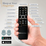 Sven & Son Bliss Adjustable Bed Base-Frame + 14 inch Hybrid Spring Matt (Medium Soft), Head and Foot Lift, Lumbar, Pillow-Tilt, Massage, Under-Bed Lights, USB - Split King Sven & Son