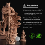 NOVA3D 16K TGM 3D Printer Resin,Tabletop Gaming,High Toughness,Impact Resistance Ultra Precision,405nm LCD Rapid Photopolymer Resin for Board Game Character Model LCD 3D Printing Beige Resin 1kg NOVA3D