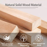 Swinging Door, Solid Wood Swinging Door with 3 Spring Hinges, Interior Dutch Door for Hallway Kitchen Bar Pub Entrance Partition, 35.4x23.6inch / Black DouSeiAi