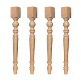 Farmhouse Wood Table Leg, Kitchen Island Legs, Dinner Table Legs, Bench Legs (26 Inch / 65 cm) Generic