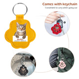 softum Cat Dog Hair Keychain 6pcs, Cat Fur Memory Charm, Dog Hair Collector Keychain, Pet Fur Keepsake, Pet Memorial Gifts, Cute Keychains for Women Girls softum