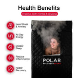 Polar Recovery Sauna/Poartable Steam Sauna for Recovery/Sauna Tent, Black Polar Recovery