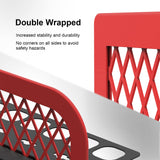 AZBESTPRO Power Tool Organizer Wall Mount Heavy Duty, 3 Tier 4 Drill Holder 17 Inch, Tool Holder and Storage Rack for Garage Organization (Red) AZBESTPRO