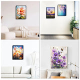BWFY 12 Pack Diamond Art Kits for Adults,5D Diamond Painting Kits for Adults,Flower Series Paint with Numbers Diamonds for Home Wall Decor Festival Gift, 12x16 Inch BWFY