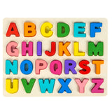Alphabet Puzzle Wooden Puzzles for Toddlers 3 4 5 Year Old, ABC Puzzle Shape Alphabet Learning Puzzles Toys with Puzzle Board & Letter Blocks, Preschool Educational for Girls Boys Attmu