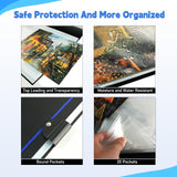 ALL4JIG Extra Large Puzzle Storage Folder Keeper for Jigsaw Enthusiasts - Space-Saving Organizer, Holds 20 Puzzles, 31.1x25.59x2.56 inches, HD Film Pockets Birthday Gifts for Mom & Grandma ALL4JIG