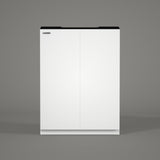 LANDEN Aquarium Wooden Stand and Cabinet Fish Reptile Sea Salt Water Tank Stand, Nano Foam Leveling Mat Included, W23.6xD11.8xH31.49 in, Matte White Painted (Stand Only) LANDEN