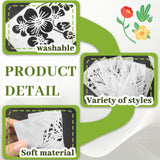 18 Sheet Reusable Flower Stencils for Painting,Stencils for Painting on Wood,Large Floral Stencil Templates with Leaf Vine Designs for DIY Crafts,Home Decor,Furniture Art starfa lab
