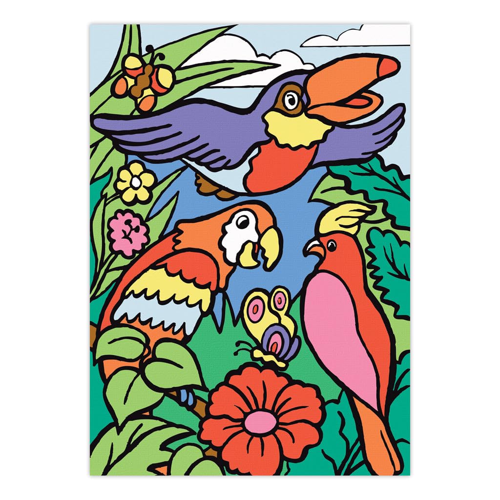 Royal Brush My First Paint by Number Kit, 8.75 by 11.375-Inch, Birds (MFP-7) Royal & Langnickel