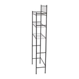 Honey-Can-Do 3 tier Over-The-Toilet Space Saver Shelving Unit, Black BTH-09022 Black Honey-Can-Do