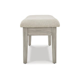 Signature Design by Ashley Parellen Upholstered Storage Dining Bench, Beige Signature Design by Ashley