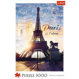 Trefl Paris at Dawn 1000 Piece Jigsaw Puzzle Red 27"x19" Print, DIY Puzzle, Creative Fun, Classic Puzzle for Adults and Children from 12 Years Old Trefl