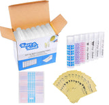 Kare & Kind Lip Balm Crafting Kit - 50x Empty Transparent Container Tubes (3/16 Oz (5.5 ml) With Twist Mechanism Cap - 50 Writeable and 50 Printed Stickers - DIY Kit Kare & Kind