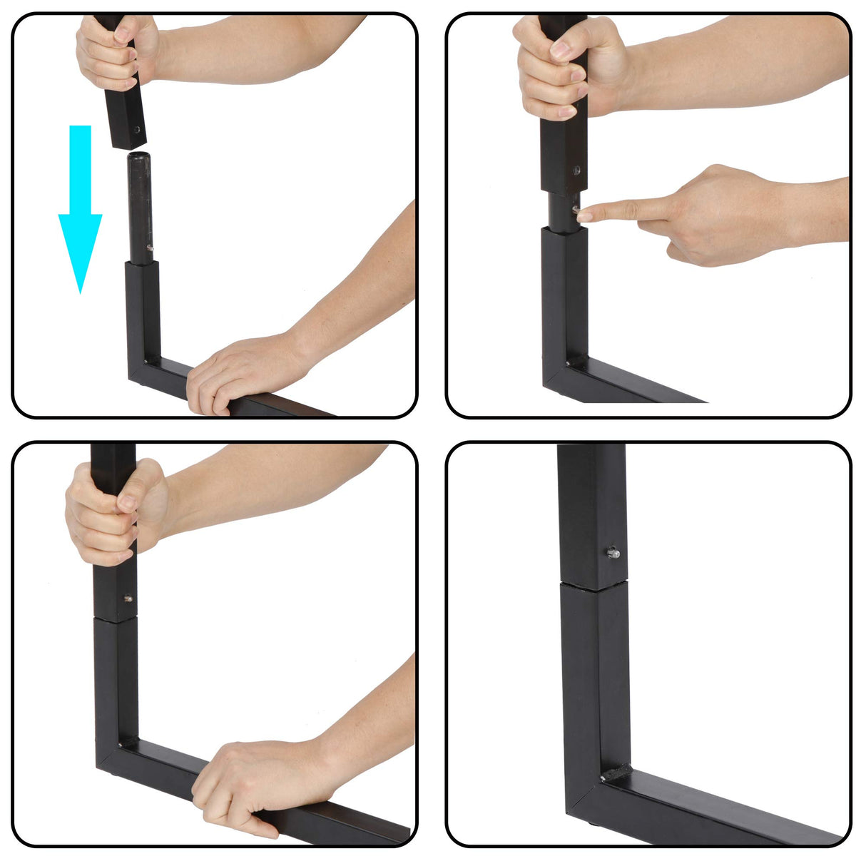 ZENY Computer Desk 55 Inch, Home Office Writing Desk, Modern Simple Style Desk PC Laptop Study Student Table (55 inches) ZENY