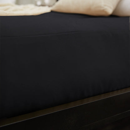 Trupedic Poly Solid Full Futon Mattress, 10-inch, Black