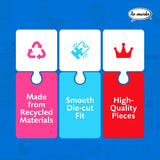 Re-marks Harbor City Illustrated Puzzle, 300-Piece Jigsaw Puzzle for All Ages Re-Marks