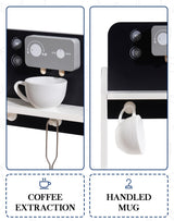 ROBOTIME Play Kitchen for Kids, Wooden Kids Play Kitchen Playset, Toddler Kitchen Pretend Play Set with Marble-Style Countertop, Modern Toy Kitchen for Girls and Boys Ages 3+ ROBOTIME