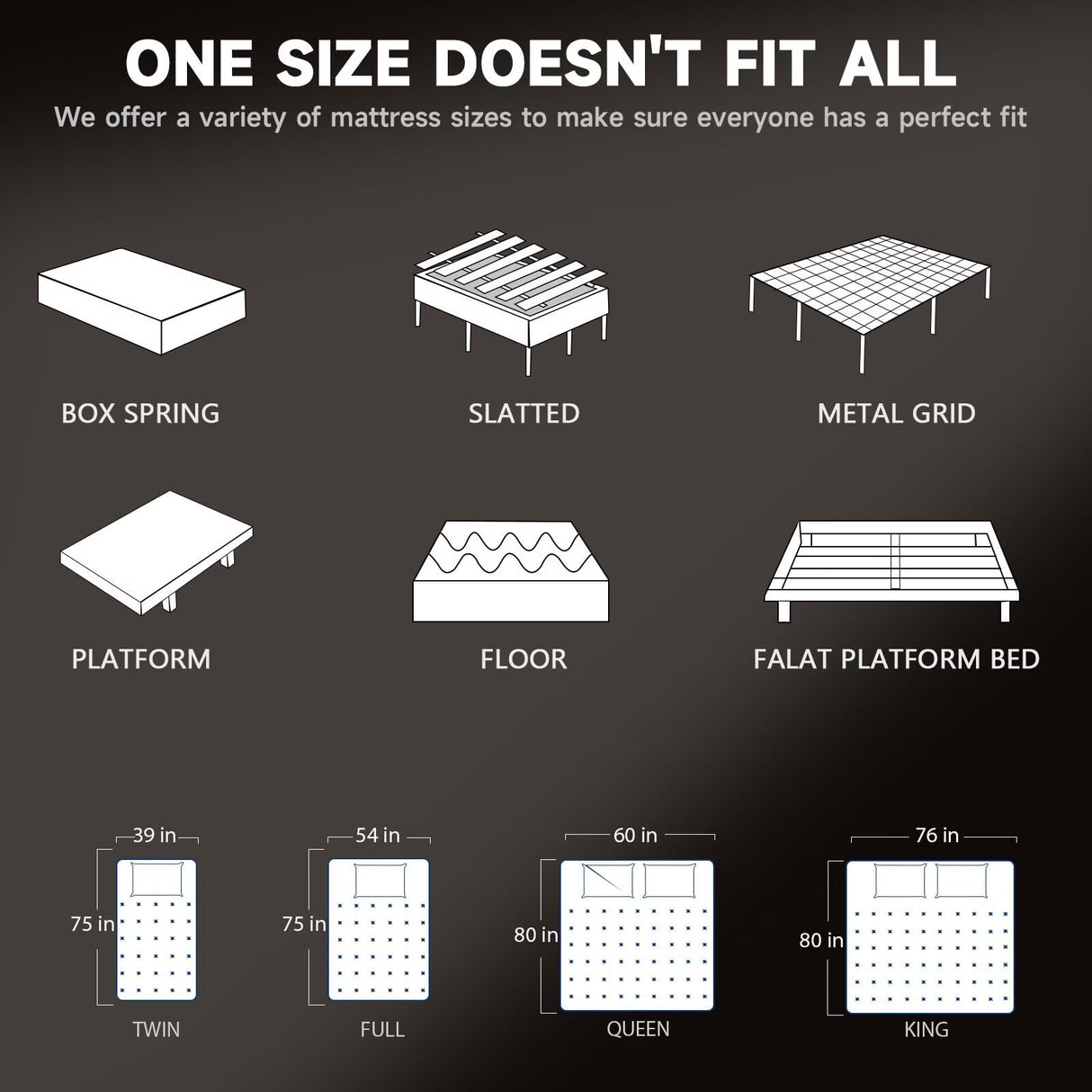 Twin Size Mattress in a Box 14 Inch Memory Foam Hybrid Mattress with Pocketed Springs Medium Firm Support Motion Isolation Edge Support 180 Night Trial Generic