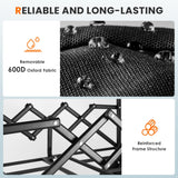 Uyittour Collapsible Wagon Cart Foldable with 220lbs Weight Capacity, Lightweight Portable Folding Utility Grocery Shopping Cart with Wheels for Camping Sports Beach and Shopping Uyittour