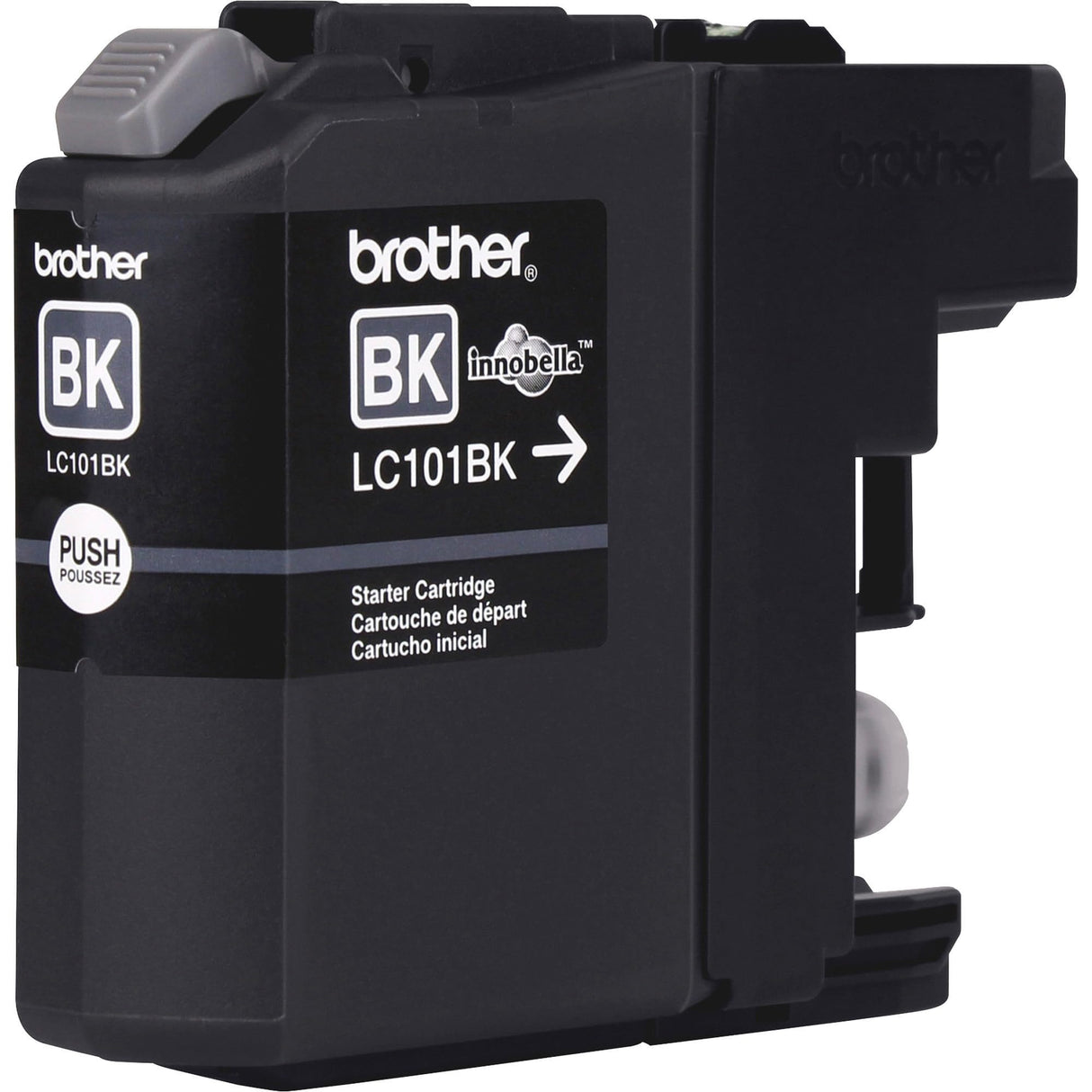 Brother Genuine Standard Yield Black Ink Cartridge, LC101BK, Replacement Black Ink, Page Yield Upto 300 Pages, LC101 Brother