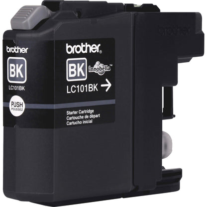 Brother Genuine Standard Yield Black Ink Cartridge, LC101BK, Replacement Black Ink, Page Yield Upto 300 Pages, LC101