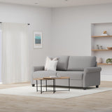 ZINUS Josh Sofa Couch, Easy, Tool-Free Assembly, Soft Grey Zinus