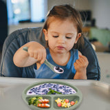 Eascrozn Baby Spoons, 6 Pack First Stage Silicone Baby Feeding Spoons, Soft Tip Feeding Baby Utensils, Baby Led Weaning Supplies Training Spoons, Dishwasher and Boil Safe Eascrozn