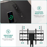 YITAHOME TV Stand with Mount for 75/70/65 inch TV, Entertainment Center with Storage, Modern LED TV Stand w/Power Outlets for Living Room, TV Console Media Cabinet, Black YITAHOME