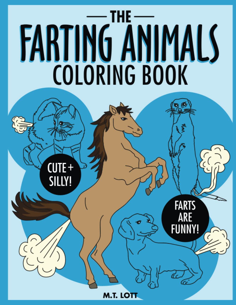 The Farting Animals Coloring Book WoodArtSupply