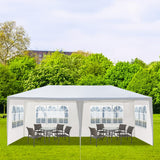 DOINUO White Party Tent 10'x20' Outdoor Wedding Canopy Tents for Parties with 4 Removable Sidewalls Waterproof Event Gazebo Shelter Tent Perfect for Birthday Wedding Graduation DOINUO