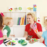 Jucoan 12 Pack Hand Puppet Making Kits for Kids, Felt Animals Sock Puppet Supplies Kit,Making Your Own Puppets Kits Art Craft Toy for Storytelling Role Play Classroom Party, Gift for Girls Boys Jucoan