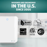 GermGuardian HEPA Air Purifier for Home, Large Rooms up to 1760 Sq. Ft. with HEPA Air Filter & UV-C Light, Zero Ozone Verified, AC5900WCA, White GermGuardian