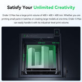 Creality Ender 5 Max 3D Printer, 3D Printing Machine with 700mm/s High-Speed Printing, 400 * 400 * 400 Large Print Area, 64-Point Auto Leveling 300℃ High Temp Precise Linear Rail Creality