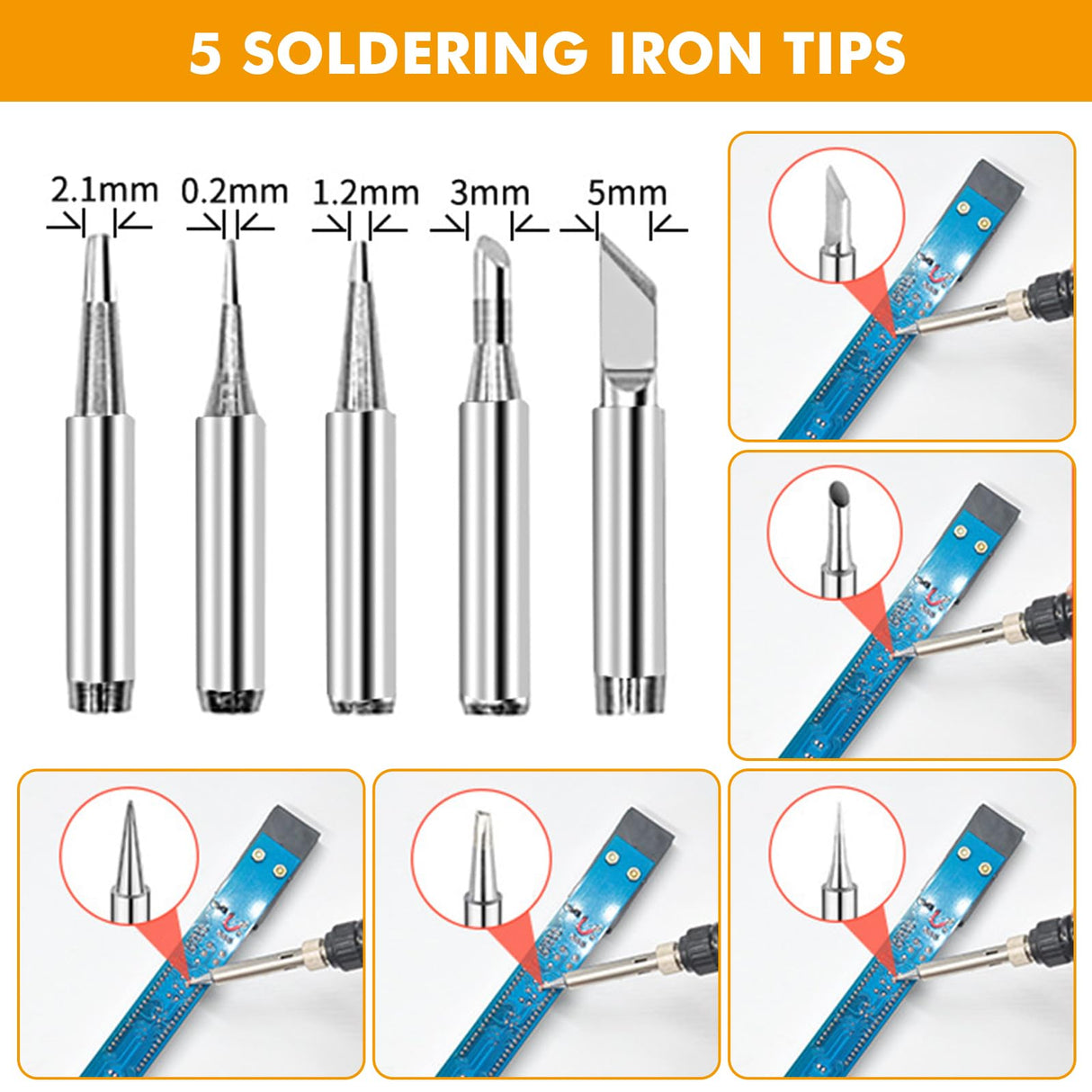 Jadeshay 80W Soldering Iron Kit with Multimeter, Adjustable Temperature, Digital Display - Perfect for Electronics Repair Jadeshay