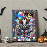 NEGEKFKX 6 Pack Halloween Diamond Art Kits for Adults Beginners,Horror Diamond Painting Kits for Adults,5D Full Drill DIY Diamond Dot Gem Art Kit Wall Home Decor Arts Craft 12x16 inch NEGEKFKX
