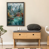 5D Diamond Painting Kits for Adults, Mountains and Waters Landscape Diamond Art for Beginners, DIY Full Round Drill Paint by Diamonds Dot Gem Art for Adults, Home Wall Decor 12x16 Inch Mosaflare