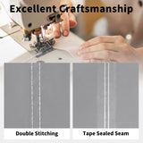 Easy-Going Patio Furniture Cover 96"x96" Square Outdoor Table and Chair Set Covers Waterproof UV Resistant Outdoor Sectional Sofa Set Covers, Gray/Dark Gray Easy-Going