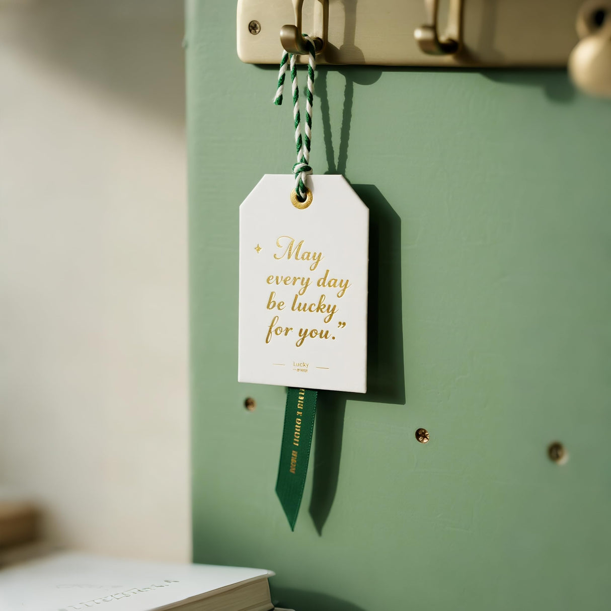 Cotton Twine String, 328 Feet Green & White - Christmas Twine for Gift Wrapping, Crafts, Baking, Butchers, Holiday Decorations, DIY, Kitchen & Gardening HAMUIERS