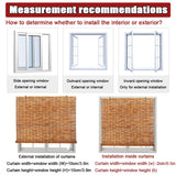 Cordless Bamboo Blackout Blinds for 20-75in Wide Windows Shades, 48-84in Length, Outdoor Bamboo Roller Blinds for Porch or Patio Sun Shades Privacy Protection Roll Up Shades(31x64in(WxH)) ZFSYMGYL