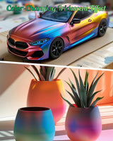 X ARTY HUB Airbrush Paint - 42 Colors with 4.05 Fl Oz Thinner, Iridescent, Neon and Metallic Air Brush Paints Acrylic Ready to Spray, Water-Based Painting Set for Artists Beginners X ARTY HUB