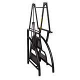 Origami Folding Computer Desk for Office Study Students Bedroom Home Gaming and Craft - Space Saving Foldable Desk Table, Fits Dual Monitors and Laptop, Collapsible, No Assembly Required (Wood, Large) Origami