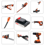 Cell9102 20V Lithium Battery and Charger for Black and Decker 20V LCS1620 Charger and Battery LBXR20 BXR20-OPE LBXR2020 LBXR20, Capacity Output 3.0Ah CELL9102