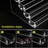 BVANQ 5 Tier Sunglasses Organizer Acrylic Sunglass Holder Nail Polish Organizer Countertop Stand Display No Pungent Acrylic Glue Assembly for Highlighting Glasses,Makeup,Essential Oil BVANQ