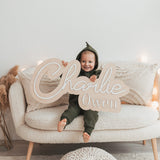 Baby Name Sign, Custom Nursery Name Sign, Wooden Kids Room Decor, Wall Decor, Baby Shower Gift, Personalized Christmas Gifts BUSY PUZZLE