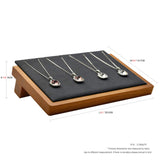 Woodten Jewelry Tray Solid Wood Display Stand Necklace Organizer Display Props Tray WSM (WSM02702) Woodten